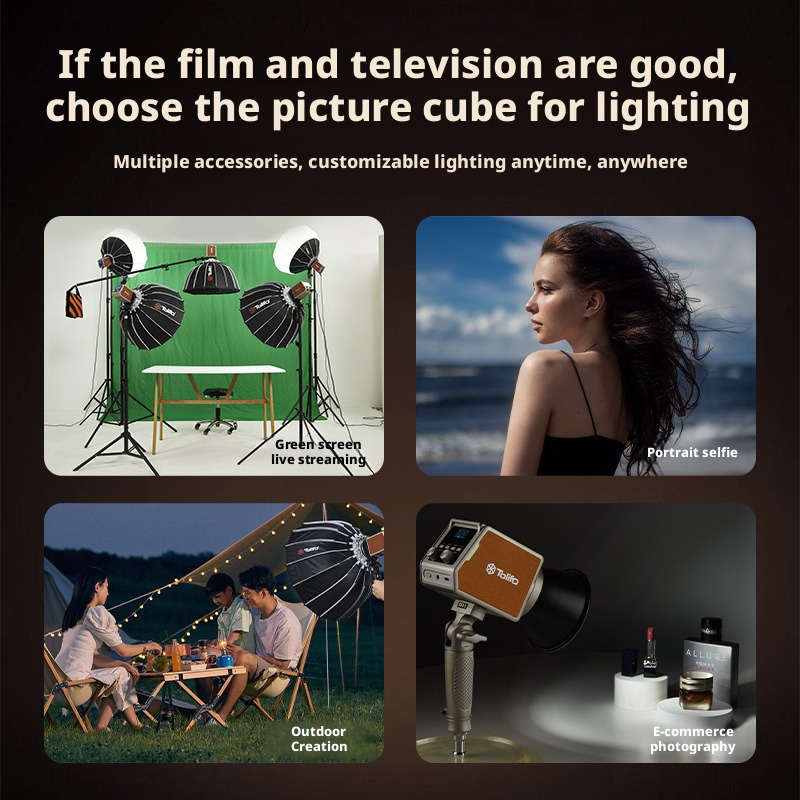 Luz de Fotografia Portátil com - Photography Lighting Handheld avaliação e preço