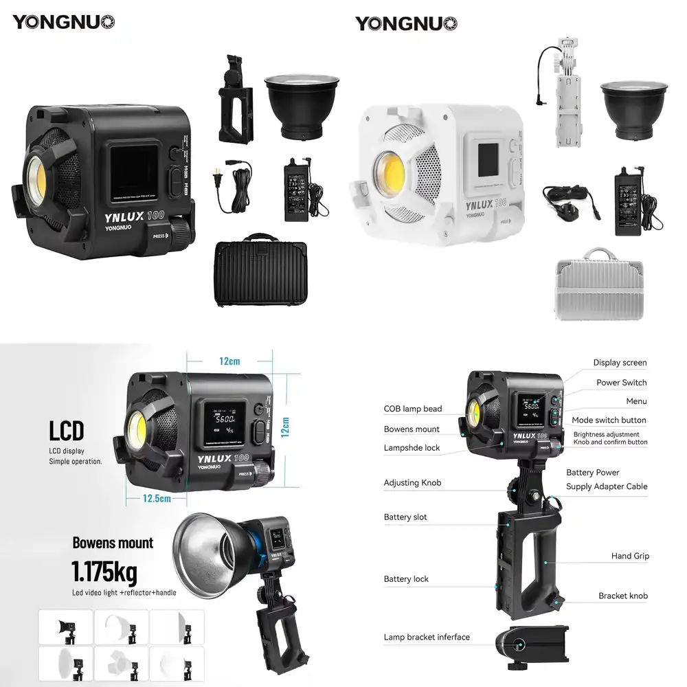 YONGNUO YNLUX100 100W 3200K-56 - Photography Lighting Handheld avaliação e preço