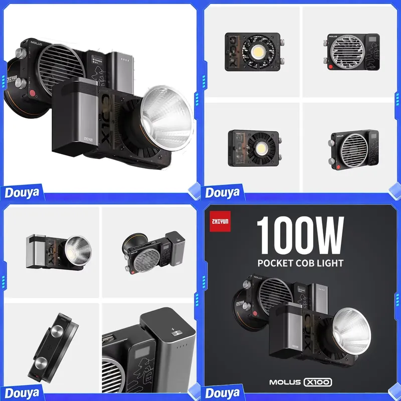 ZHIYUN Molus X100 Luz LED COB  - Photography Lighting Handheld avaliação e preço